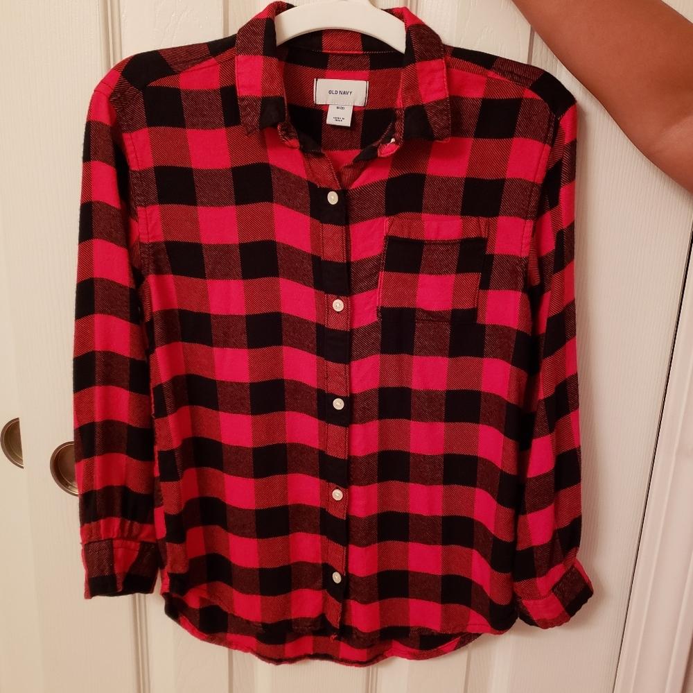 Girls Plaid Longsleeve shirt
